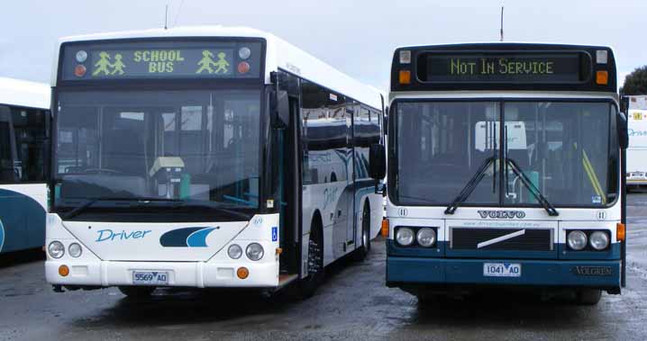 Driver Volvo B6LE Volgren 41 and Irisbus Metro 17,250 Custom CB60 69
